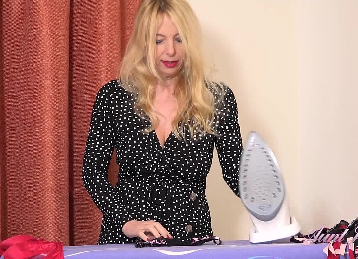Lucinda Irons Her Lingerie and Masturbates to Memories
