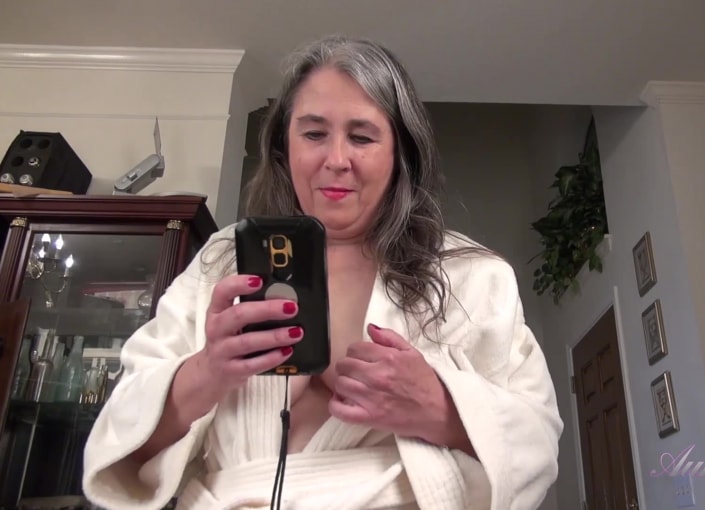 Your Step-Auntie Grace Catches You with Porn, Gives You the Real Thing Instead