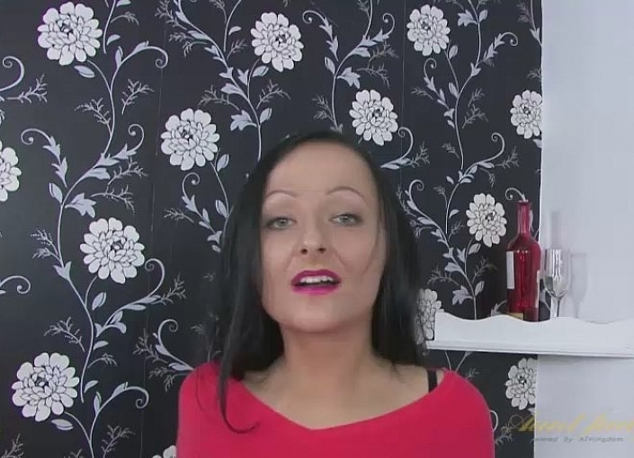 Mimi Masturbates on Her Glass Table